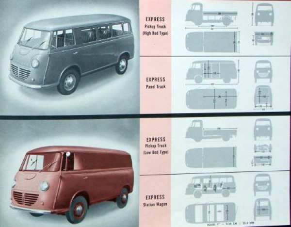 Goliath Express Modelprogram 1958 Carbrochure (2615)
